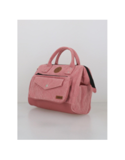 Sac crossbody adventurer velvet gold coast rose femme - Cabaïa