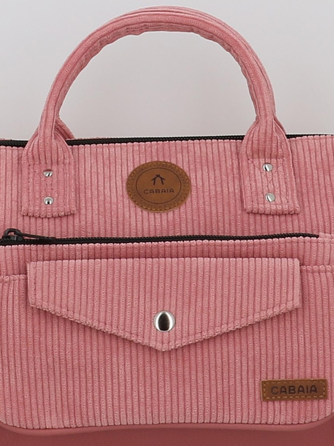 Sac crossbody adventurer velvet gold coast rose femme - Cabaïa