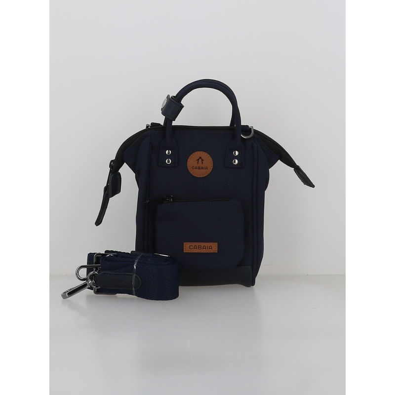 Sac bandoulière nano reykjavik bleu marine - Cabaïa