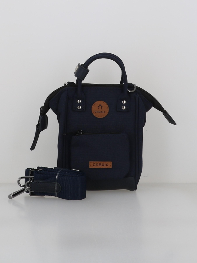 Sac bandoulière nano reykjavik bleu marine - Cabaïa