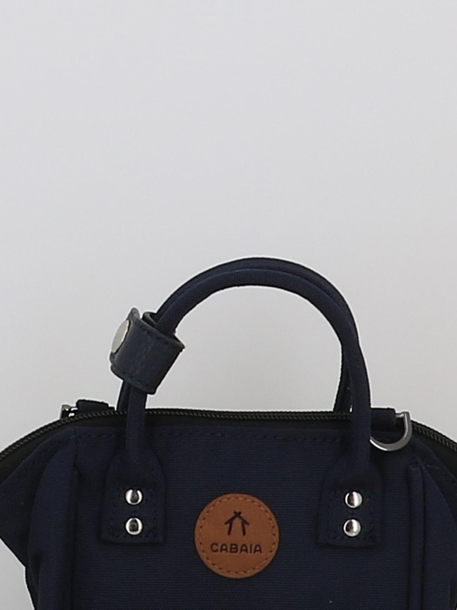 Sac bandoulière nano reykjavik bleu marine - Cabaïa