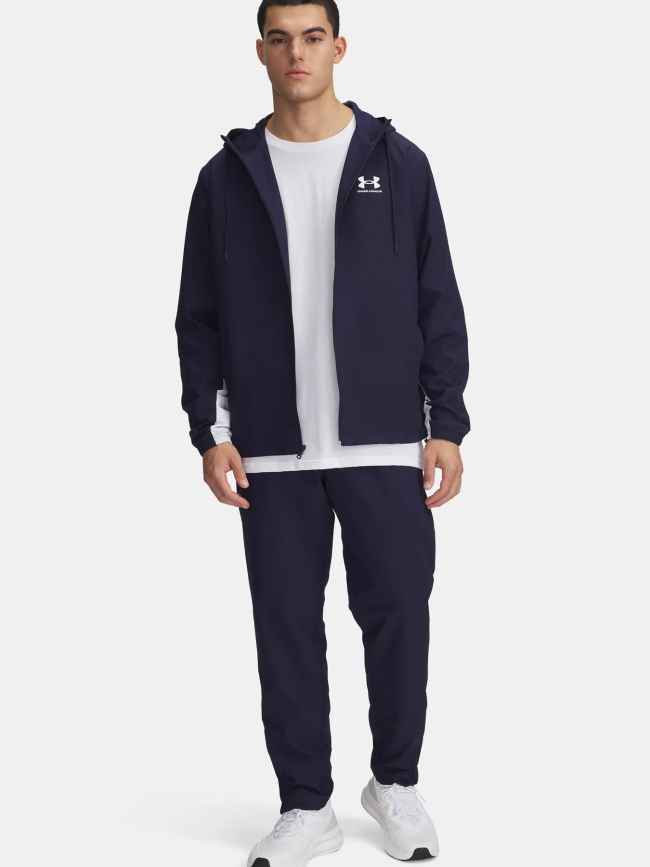 Pantalon jogging coupe vent ua rival woven bleu homme - Under Armour