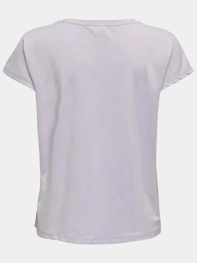 T-shirt de sport onpfont violet femme - Only