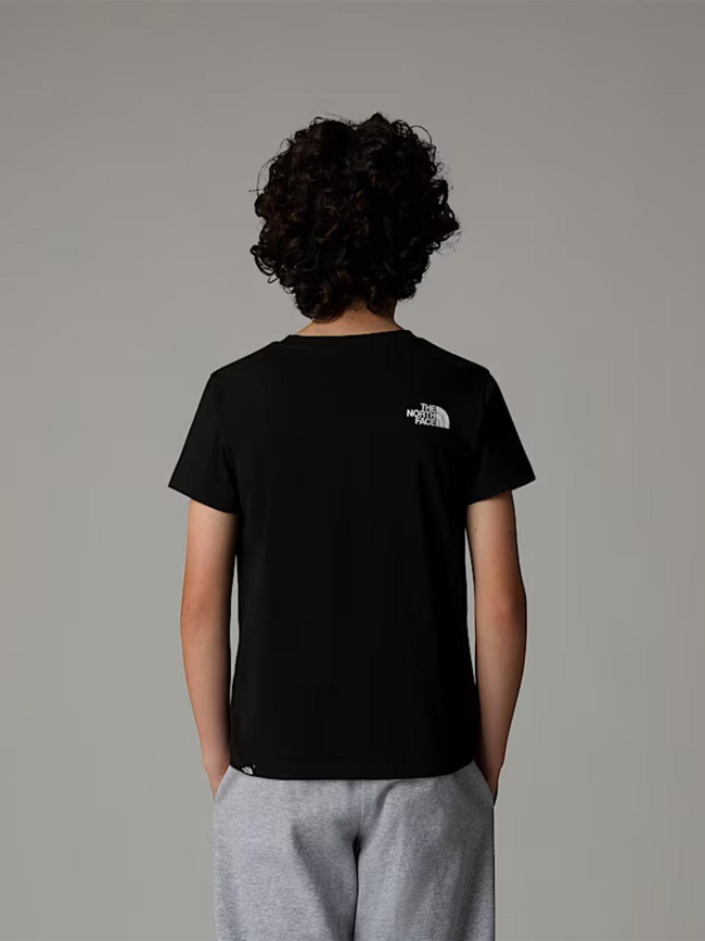 T-shirt simple dome noir enfant - The North Face