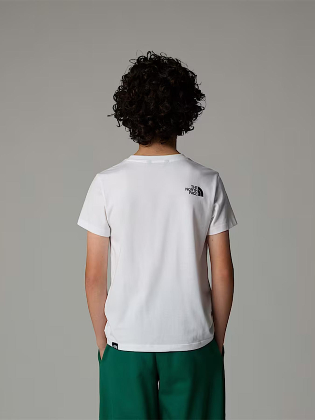 T-shirt simple dome blanc enfant - The North Face