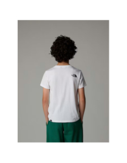 T-shirt simple dome blanc enfant - The North Face