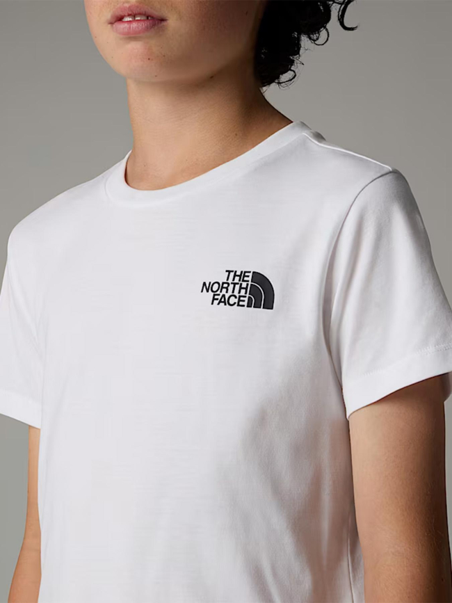 T-shirt simple dome blanc enfant - The North Face