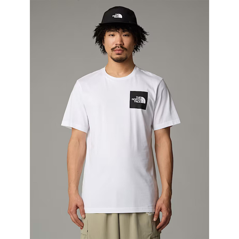 T-shirt à manches courtes fine blanc homme - The North Face