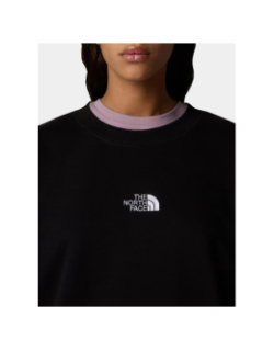 Sweat à col rond essential oversize noir femme - The North Face