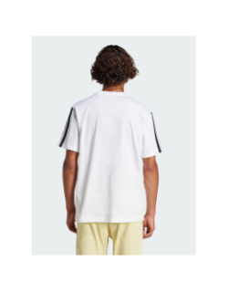 T-shirt 3 bandes essentials blanc homme - Adidas