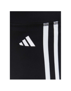 Short cycliste 3 bandes noir et blanc femme - Adidas