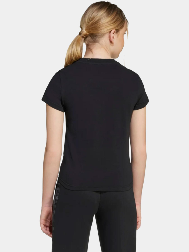 T-shirt à manches courtes logo animal noir fille - Adidas