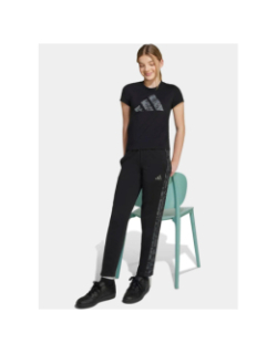 T-shirt à manches courtes logo animal noir fille - Adidas