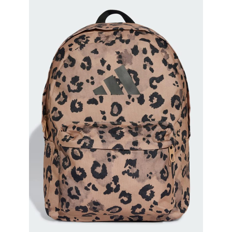 Sac à dos léopard à logo 3 bandes marron - Adidas