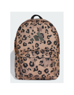 Sac à dos léopard à logo 3 bandes marron - Adidas