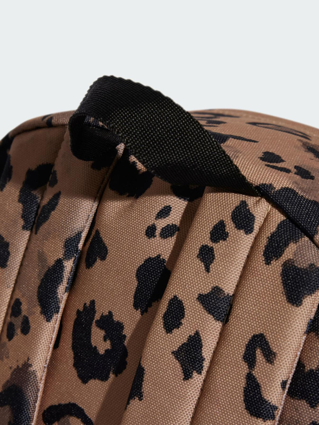 Sac à dos léopard à logo 3 bandes marron - Adidas