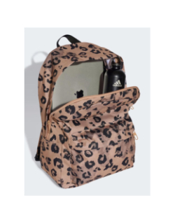 Sac à dos léopard à logo 3 bandes marron - Adidas