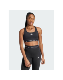 Brassière de sport techfit noir femme - Adidas