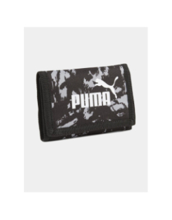 Portefeuille phase aop à motif camouflage noir et gris - Puma