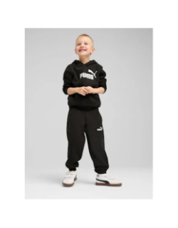 Sweat à capuche molletonné  à logo n° 1 ess noir enfant - Puma