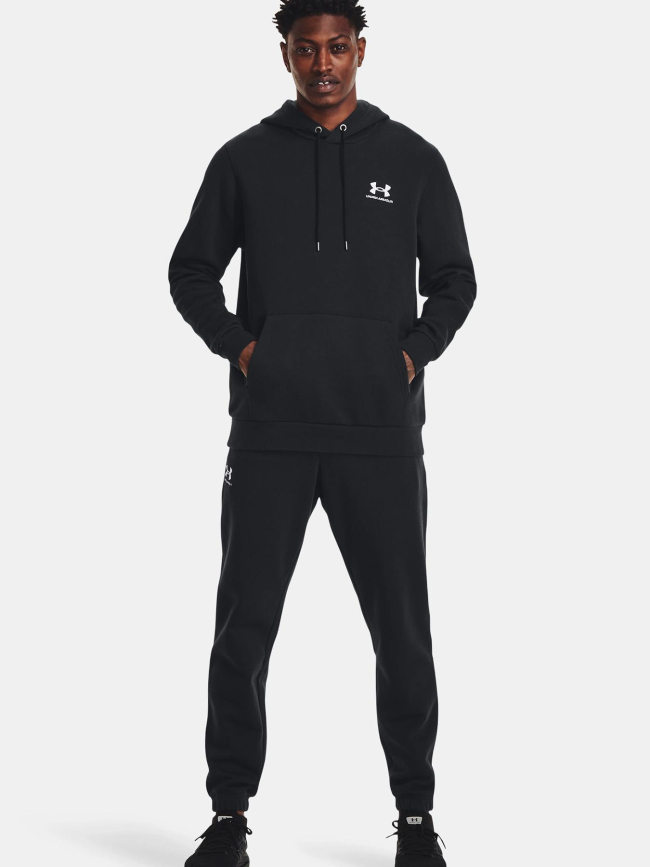 Sweat à capuche ua icon fleece noir homme - Under Armour
