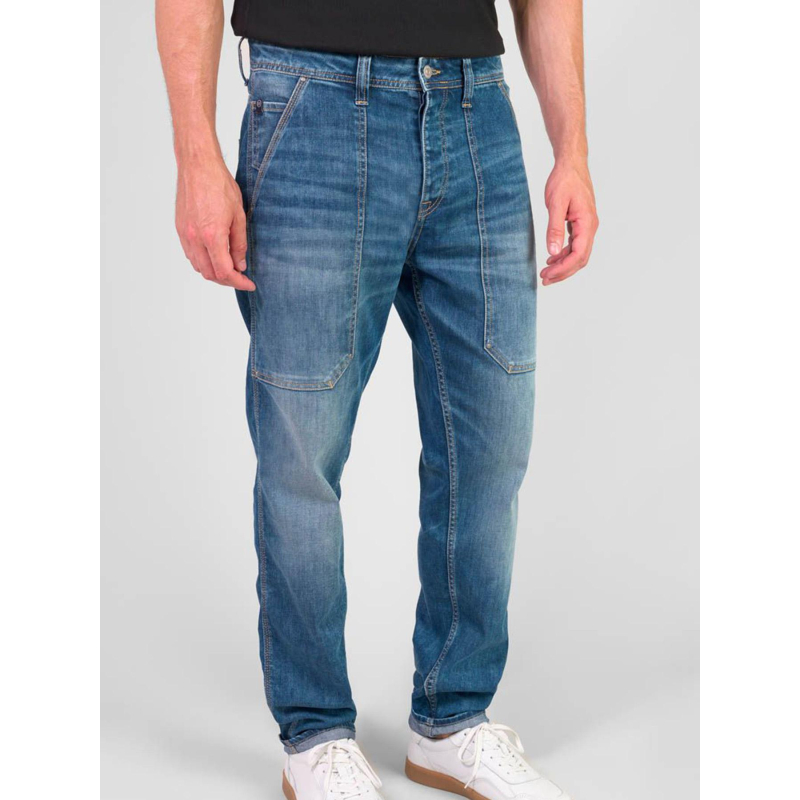 Jean lose work bleu homme - Le Temps Des Cerises