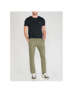 Pantalon chino jogg kurt kaki homme - Le Temps Des Cerises