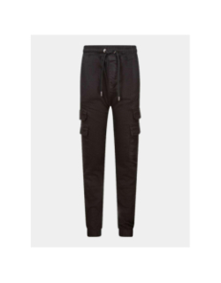Pantalon cargo multi poches logo noir garçon - Project X Paris