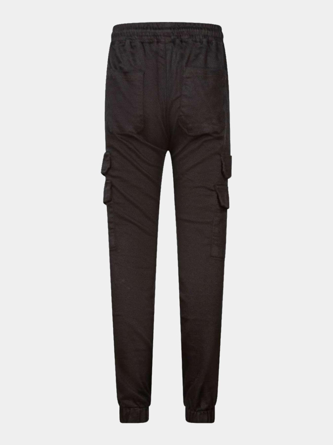 Pantalon cargo multi poches logo noir garçon - Project X Paris