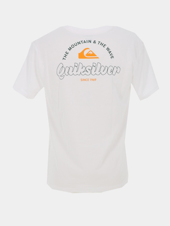 T-shirt à manches courtes nimbus blanc homme - Quiksilver