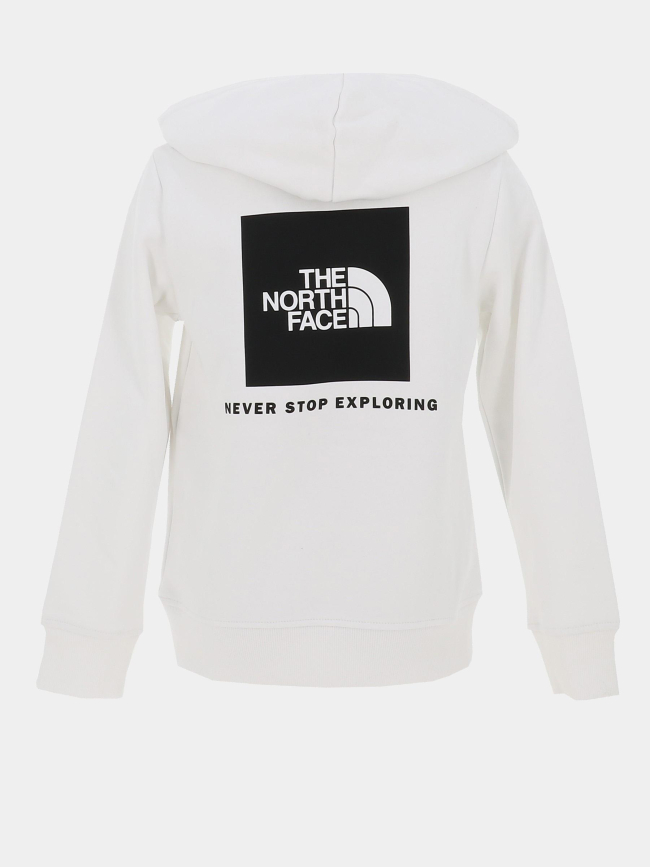 Sweat à capuche box nse regular blanc enfant - The North Face