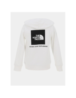Sweat à capuche box nse regular blanc enfant - The North Face