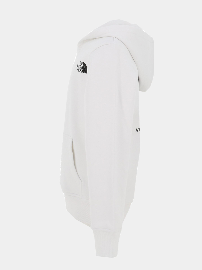 Sweat à capuche box nse regular blanc enfant - The North Face
