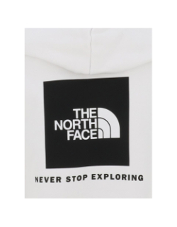 Sweat à capuche box nse regular blanc enfant - The North Face