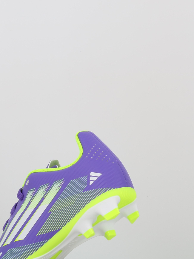 Chaussures de football f50 club fg/mg violet enfant - Adidas