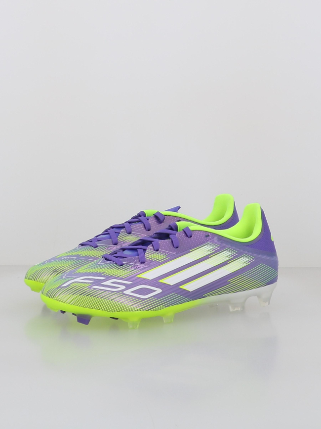 Chaussures de football f50 league fg/mg violet - Adidas