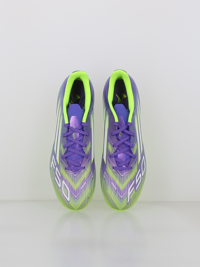 Chaussures de football f50 league fg/mg violet - Adidas