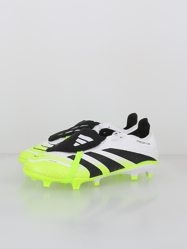 Chaussures de football predator league ft fg/mg blanc jaune - Adidas