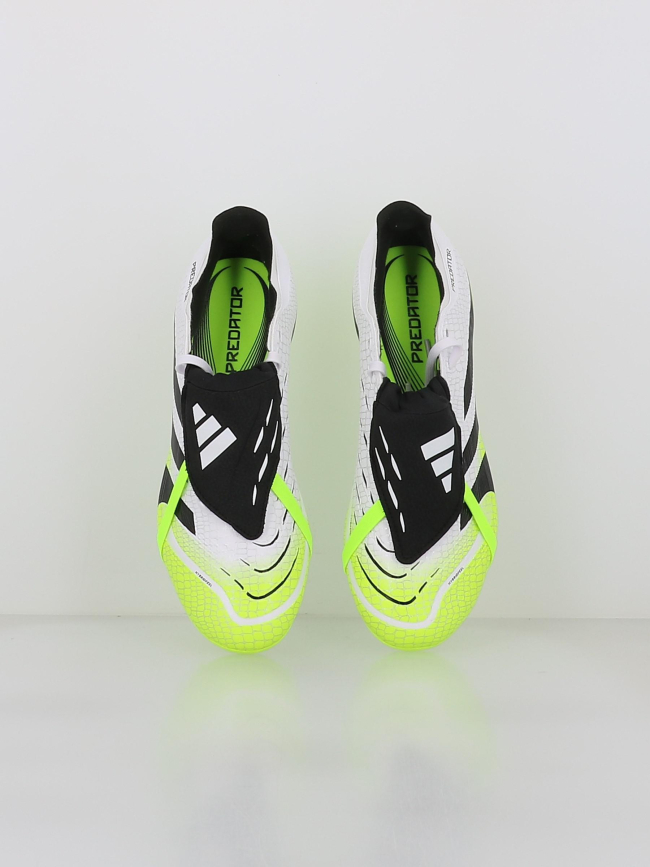 Chaussures de football predator league ft fg/mg blanc jaune - Adidas