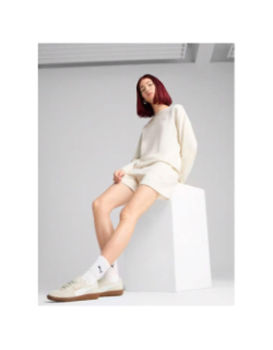 Short à taille mi-haute ess elevated beige femme - Puma