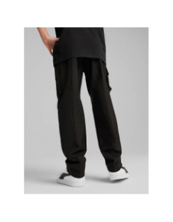 Pantalon cargo tissé à logo n° 1 ess noir garçon - Puma