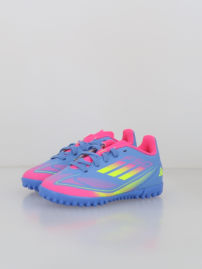 Chaussures de football f50 club tf bleu enfant - Adidas