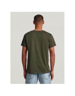 T-shirt à manches courts base-s kaki homme - G Star