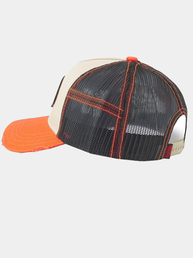 Casquette trucker summer orange et noir homme - Von Dutch