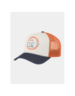 Casquette trucker visière denim multicolore adulte - Von Dutch