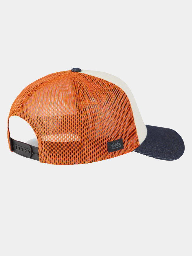 Casquette trucker visière denim multicolore adulte - Von Dutch