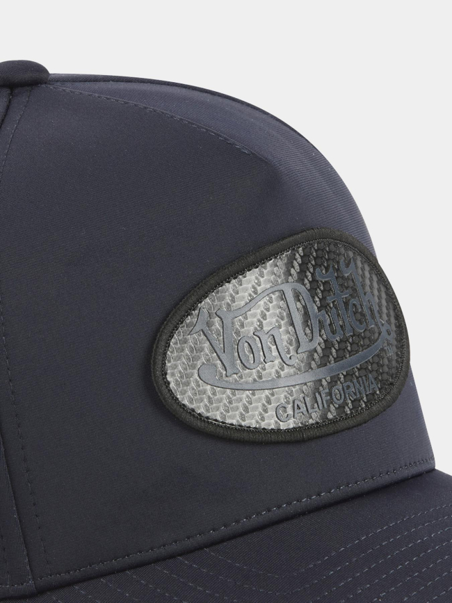 Casquette trucker patch carbone sport bleu adulte - Von Dutch