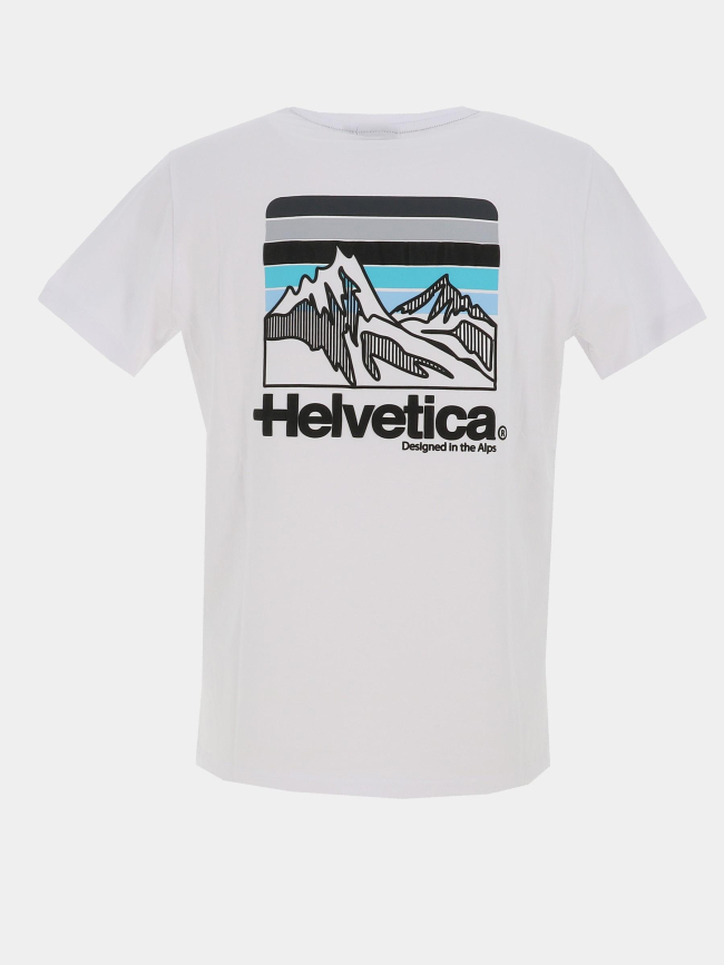 T-shirt à manches courtes janeiro blanc homme - Helvetica
