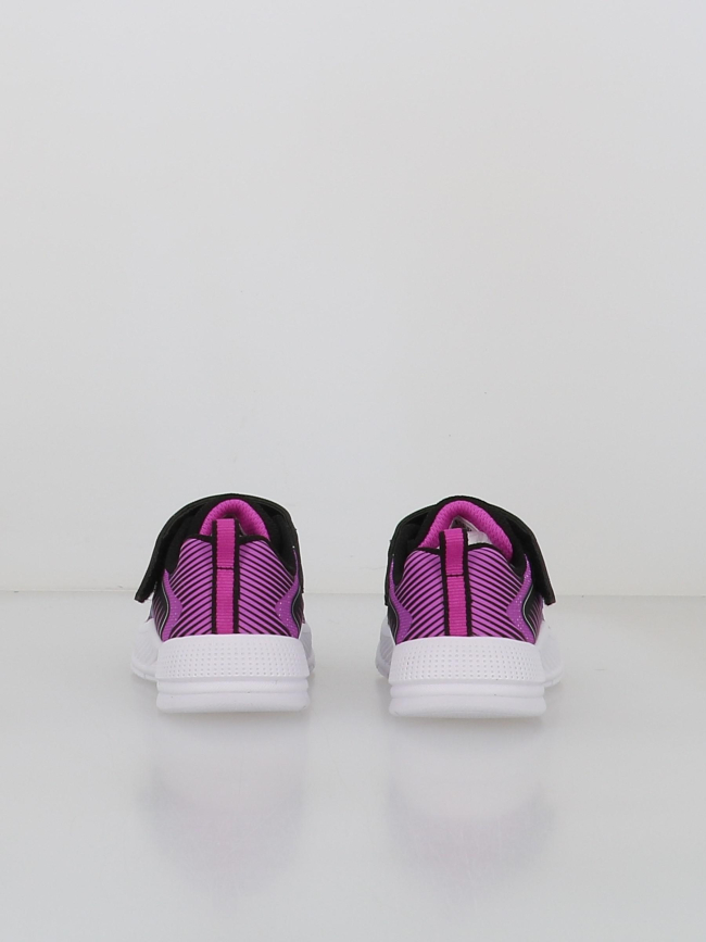 Baskets à scratch microspec advance violet enfant - Skechers