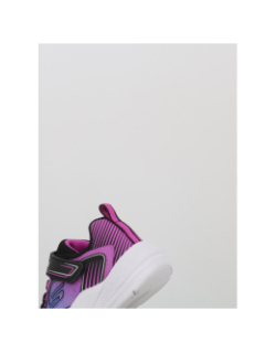 Baskets à scratch microspec advance violet enfant - Skechers